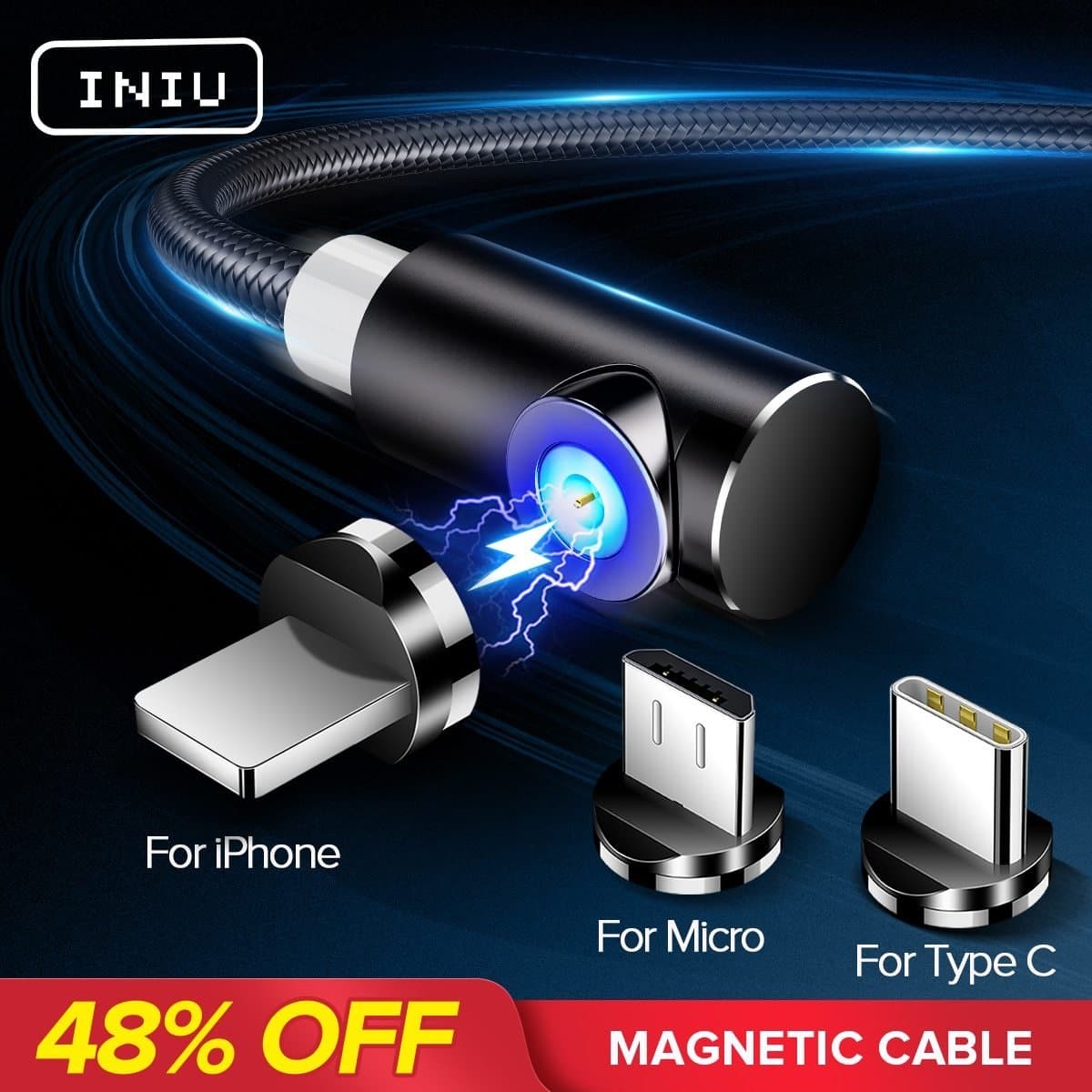 Multi-function Magnetic USB Cable DYLINOSHOP