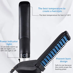 Multi-functional Beard Straightener Brush DYLINOSHOP