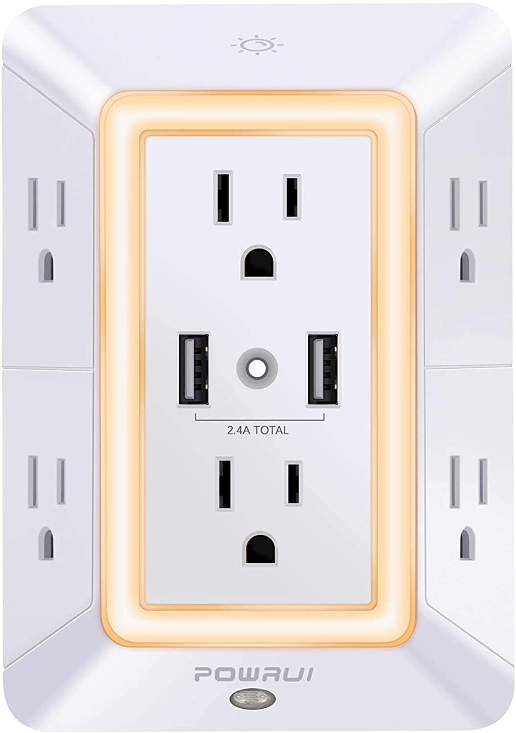 MultiPlug™ Outlet Extender w/ Surge Protector DYLINOSHOP