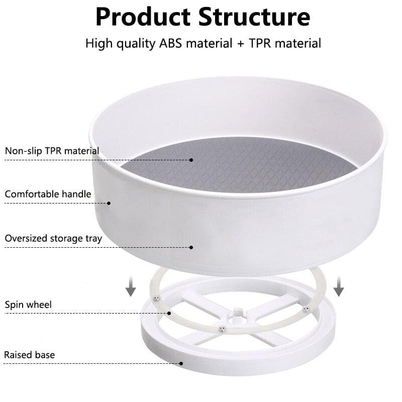 Non-Slip 360° Rotating Kitchen Rack dylinoshop