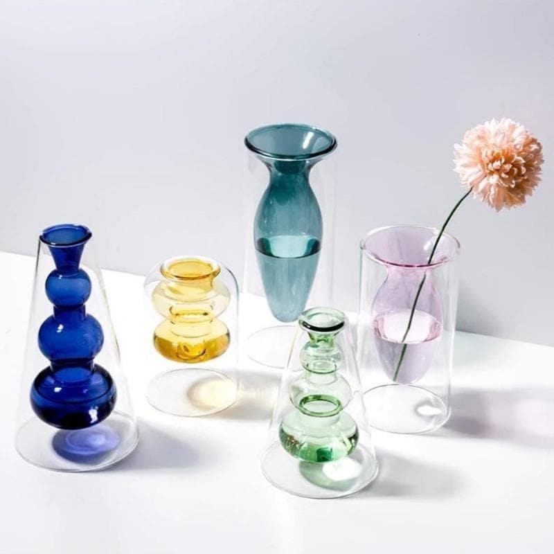 Crystal Glass Hydroponic Vase dylinoshop