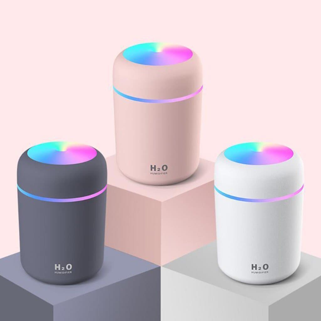 Portable Air Humidifier with LED DYLINOSHOP