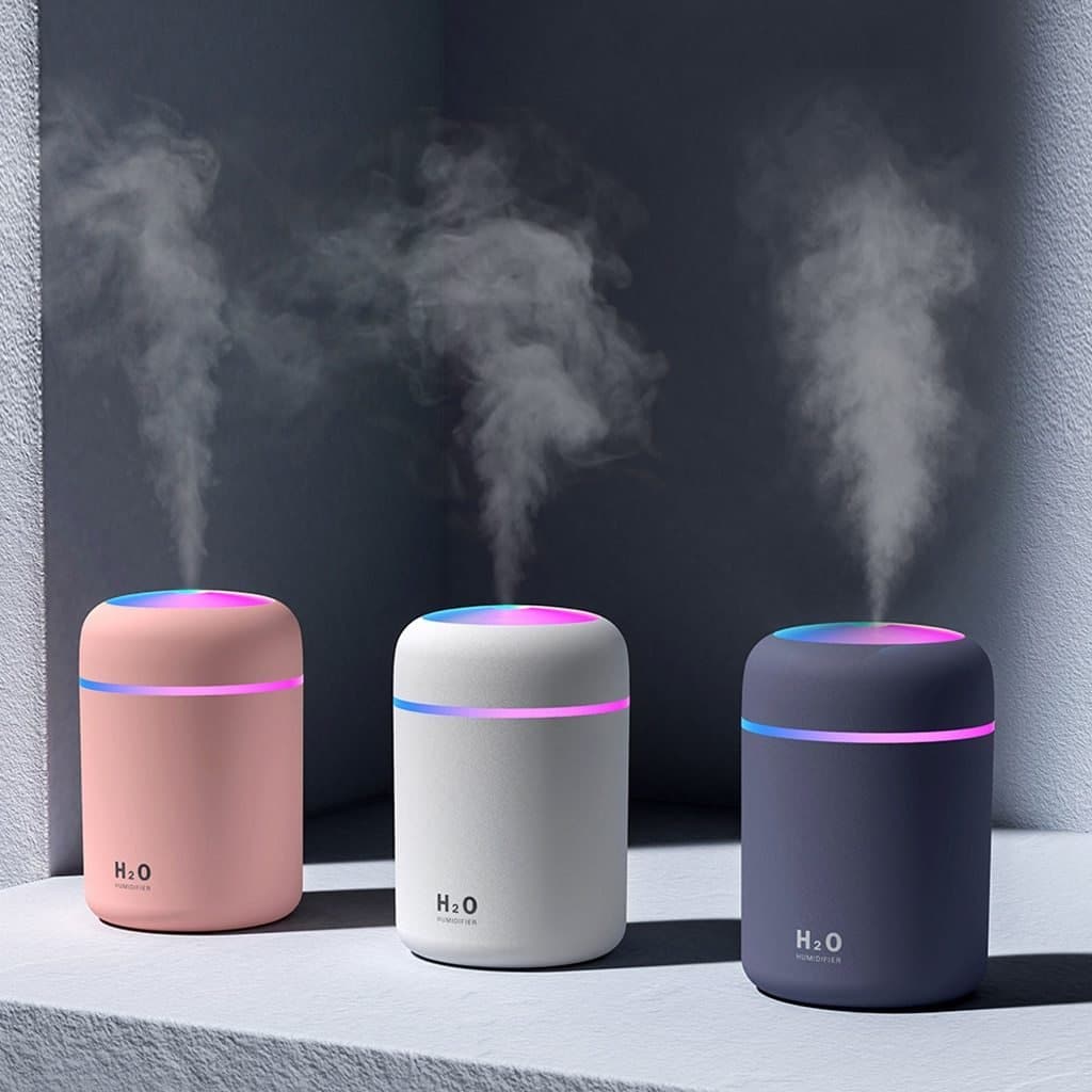 Portable Air Humidifier with LED DYLINOSHOP