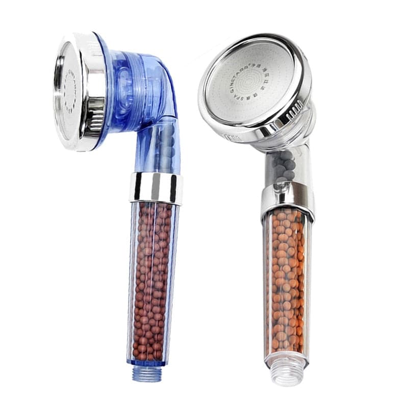 3-Function Adjustable Jetting Shower Head - High Pressure - Saving Water - Anion Filter SPA dylinoshop