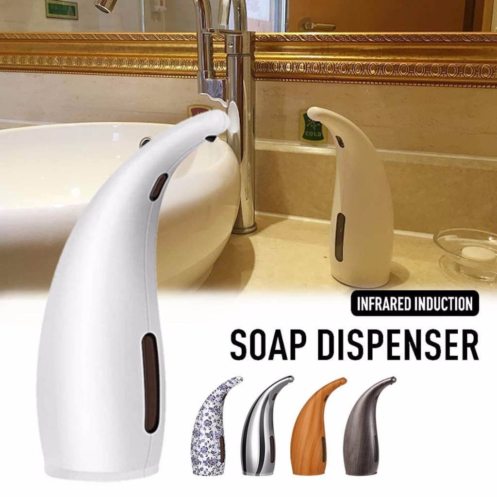 Linans Touchless Automatic Sensor Liquid Soap Dispenser - For Home|Kitchen|Bathroom - 300ML dylinoshop