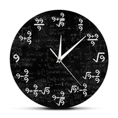 The 9s Math Wall Clock feajoy