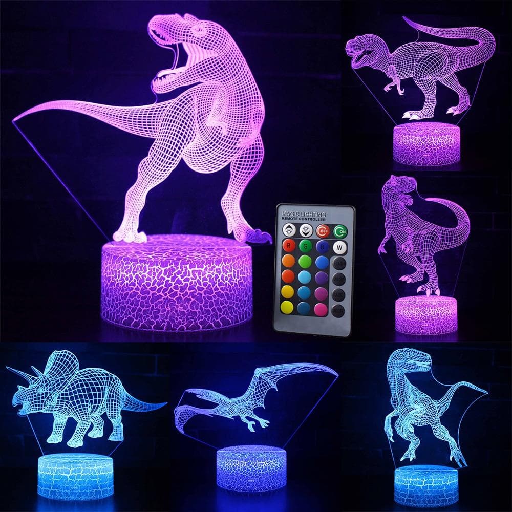 Dinosaur Series 3D Illusion Lamp dylinoshop