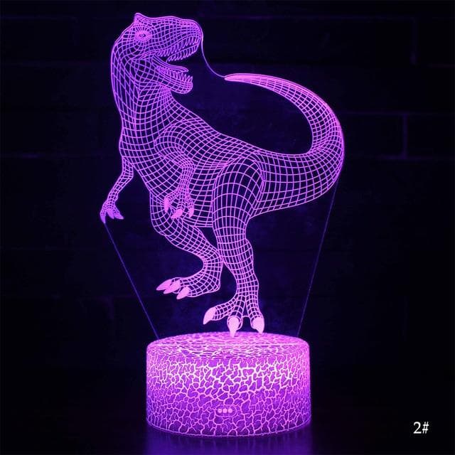 Dinosaur Series 3D Illusion Lamp dylinoshop