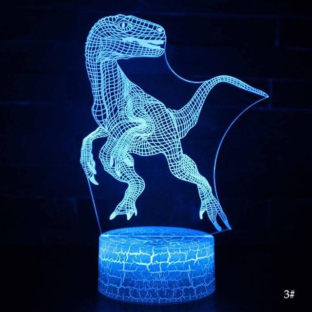 Dinosaur Series 3D Illusion Lamp dylinoshop