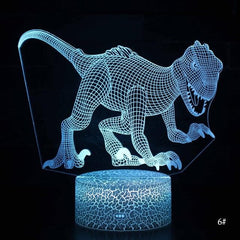 Dinosaur Series 3D Illusion Lamp dylinoshop