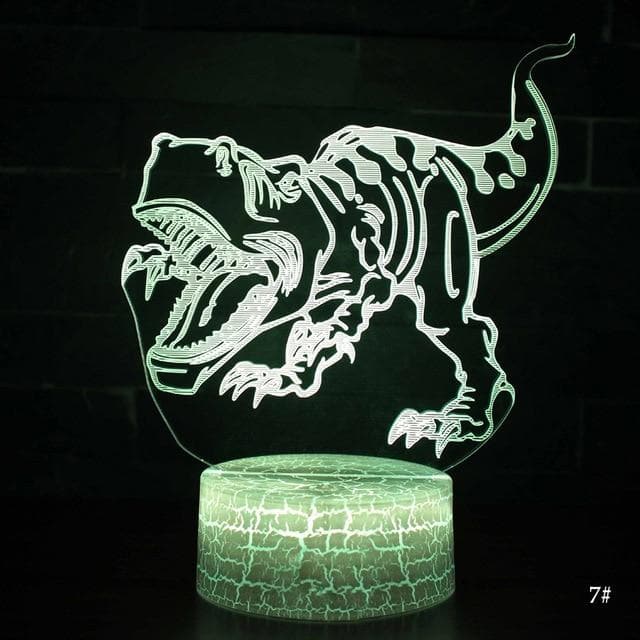 Dinosaur Series 3D Illusion Lamp dylinoshop