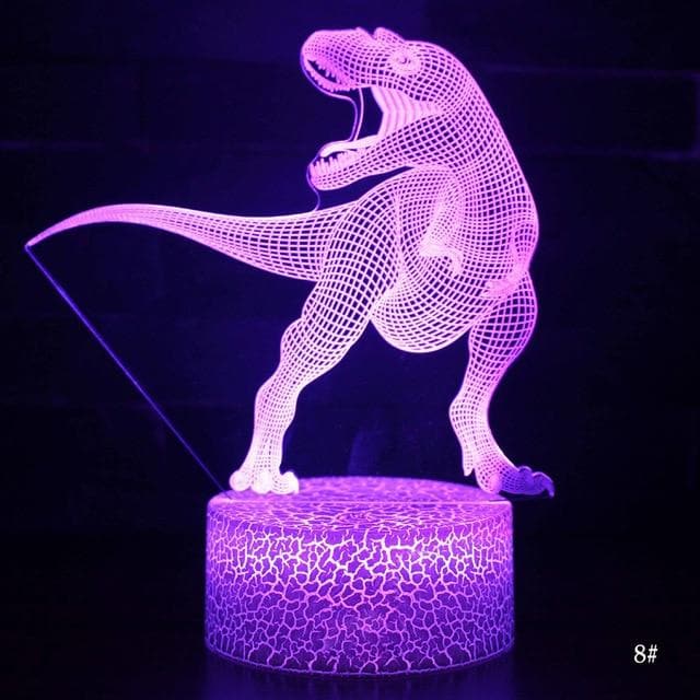 Dinosaur Series 3D Illusion Lamp dylinoshop