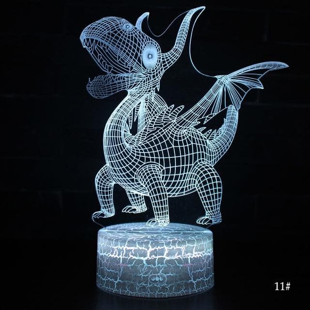 Dinosaur Series 3D Illusion Lamp dylinoshop