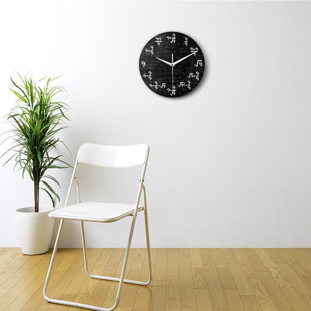 The 9s Math Wall Clock feajoy