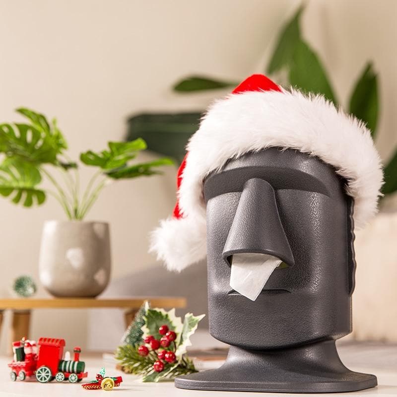 Easter Island Moai Tissue Storage Box feajoy