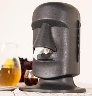 Easter Island Moai Tissue Storage Box feajoy