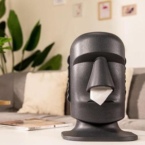 Easter Island Moai Tissue Storage Box feajoy