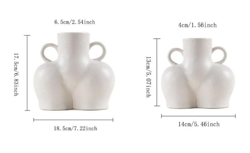 Hip-Shaped Vase Feajoy