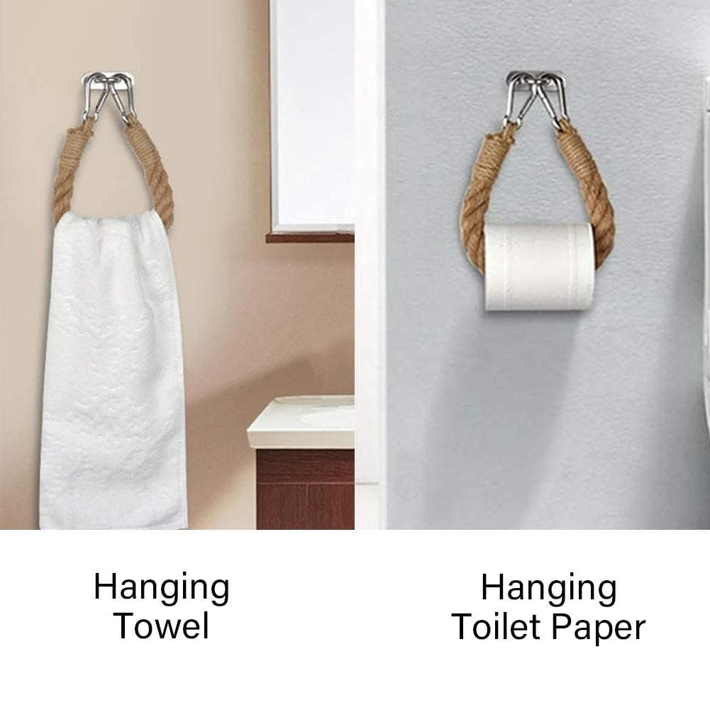 Rope Toilet Paper Holder feajoy