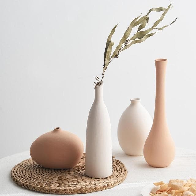 Nordic Minimalist Trumpet Vase feajoy