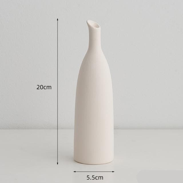 Nordic Minimalist Trumpet Vase feajoy