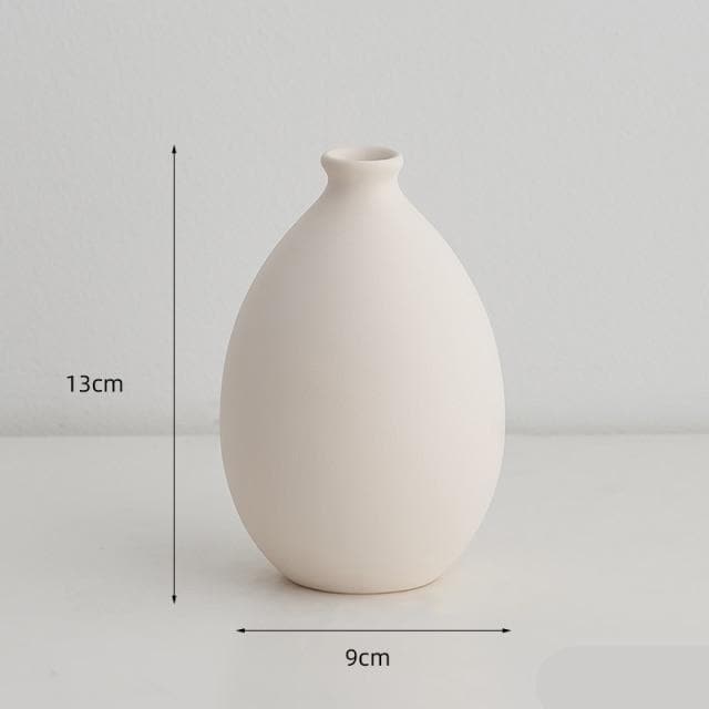 Nordic Minimalist Trumpet Vase feajoy