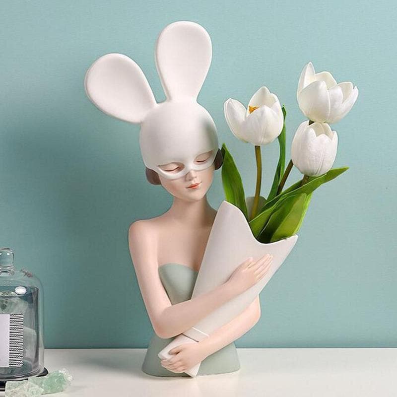 Bunny Girl Vase dylinoshop