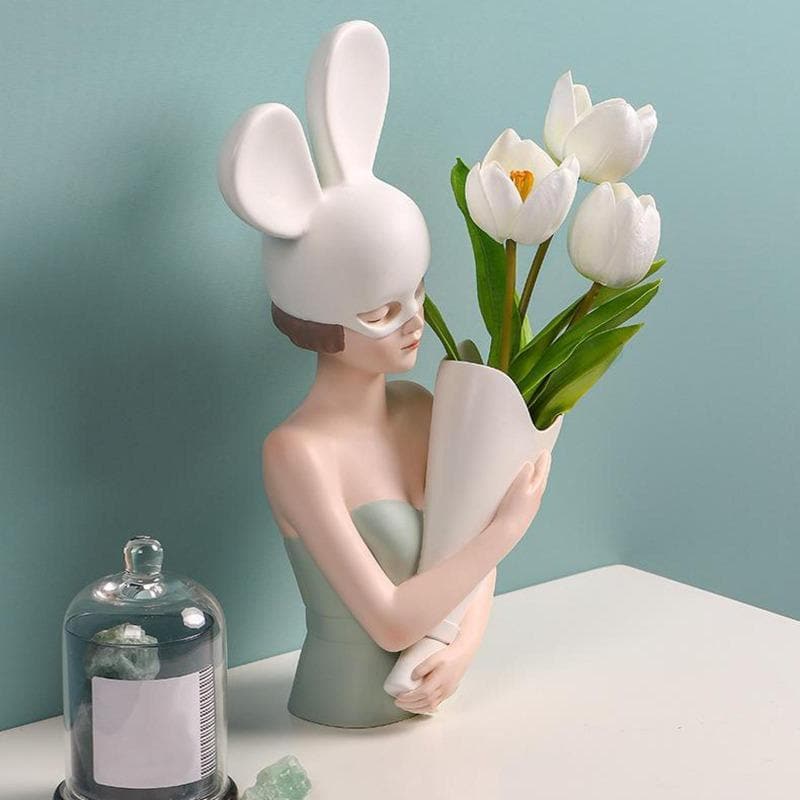 Bunny Girl Vase dylinoshop