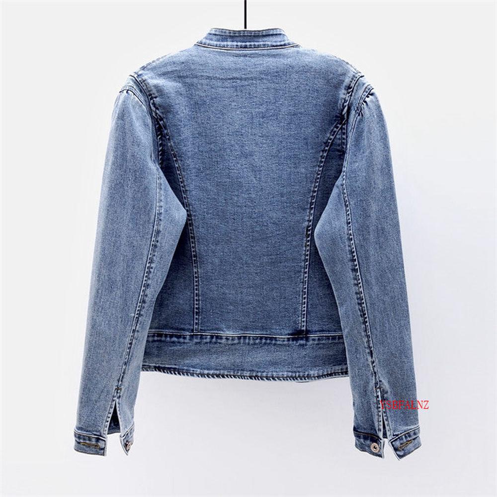 Women Butterfly Embroidery Denim Jacket dylinoshop