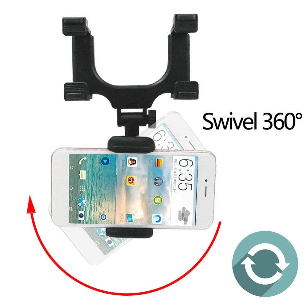 Rear View Mirror Phone Holder Mount DYLINOSHOP