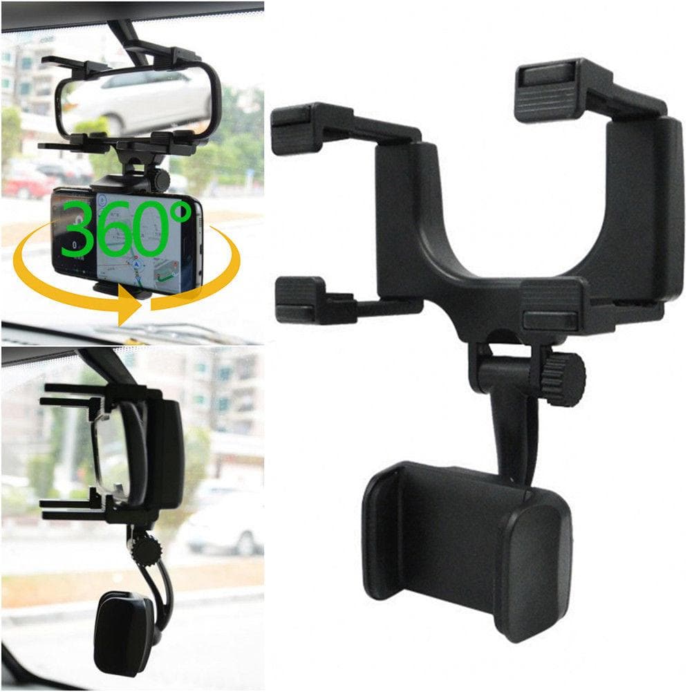 Rear View Mirror Phone Holder Mount DYLINOSHOP