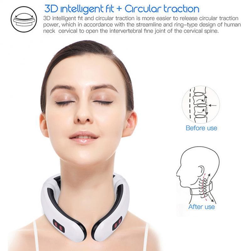 ReliefPro™ New 6-Mode Magnetic Portable Neck Massager dylinoshop