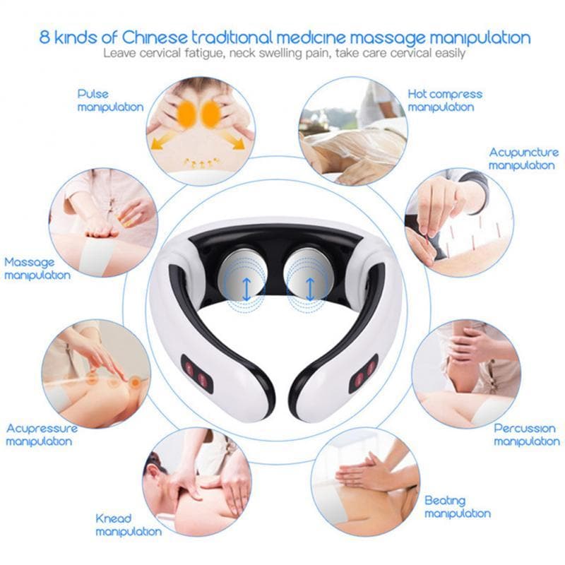 ReliefPro™ New 6-Mode Magnetic Portable Neck Massager dylinoshop