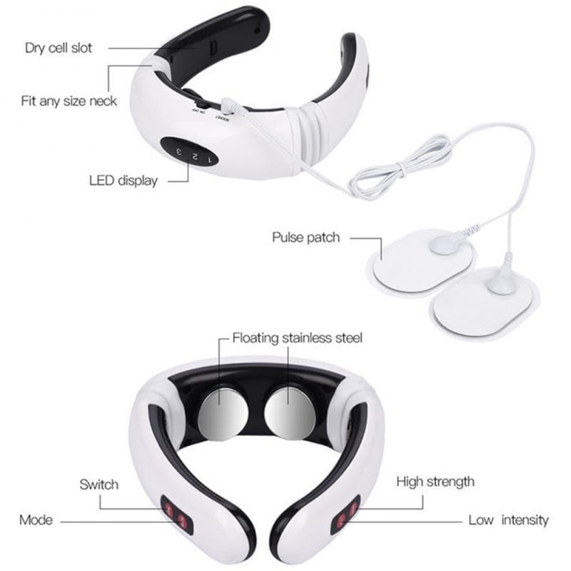 ReliefPro™ New 6-Mode Magnetic Portable Neck Massager dylinoshop