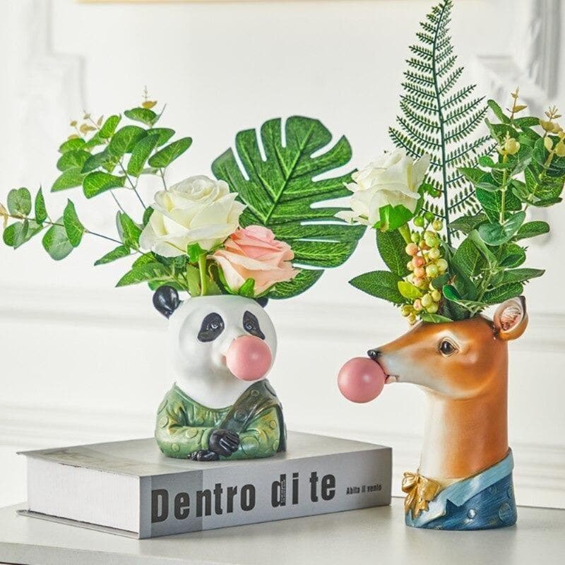 Bubblegum Animal Vase dylinoshop