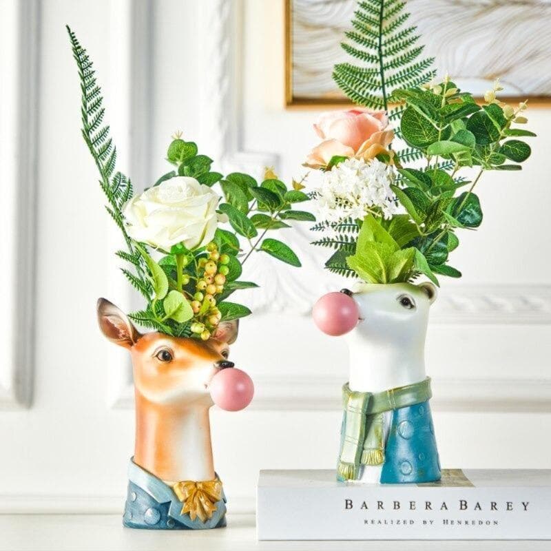 Bubblegum Animal Vase dylinoshop