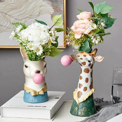 Bubblegum Animal Vase dylinoshop