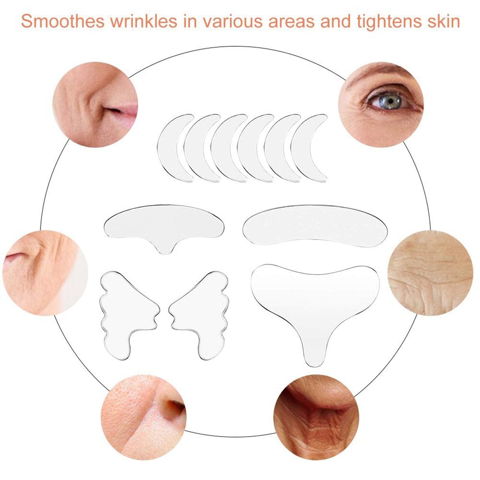 Reusable Silicone Anti-Wrinkle Patches dylinoshop