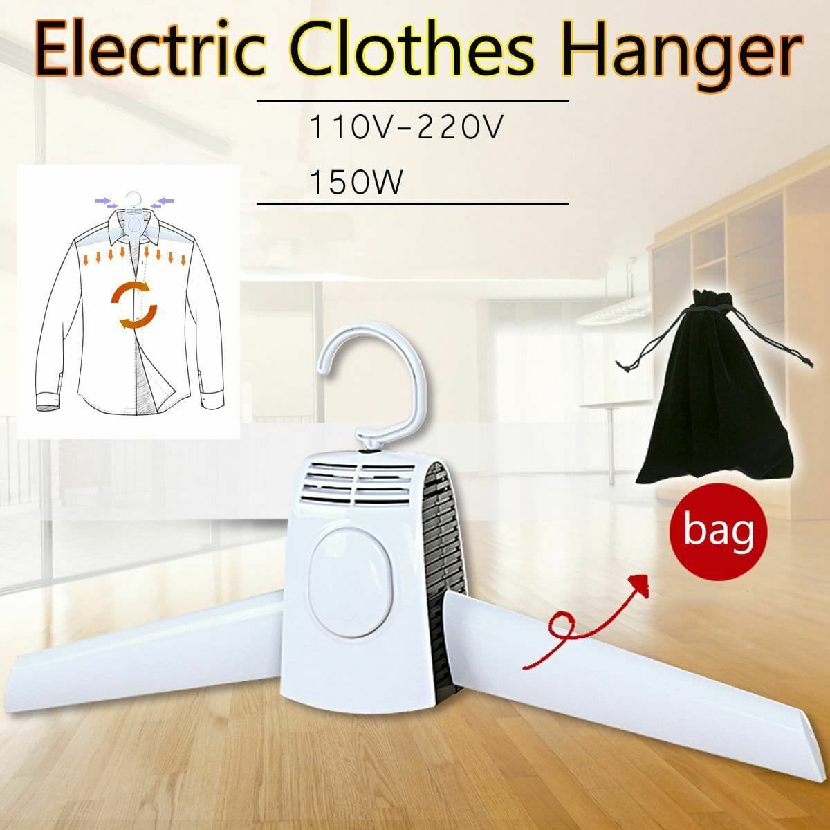 Electric Clothes Drying Rack dylinoshop