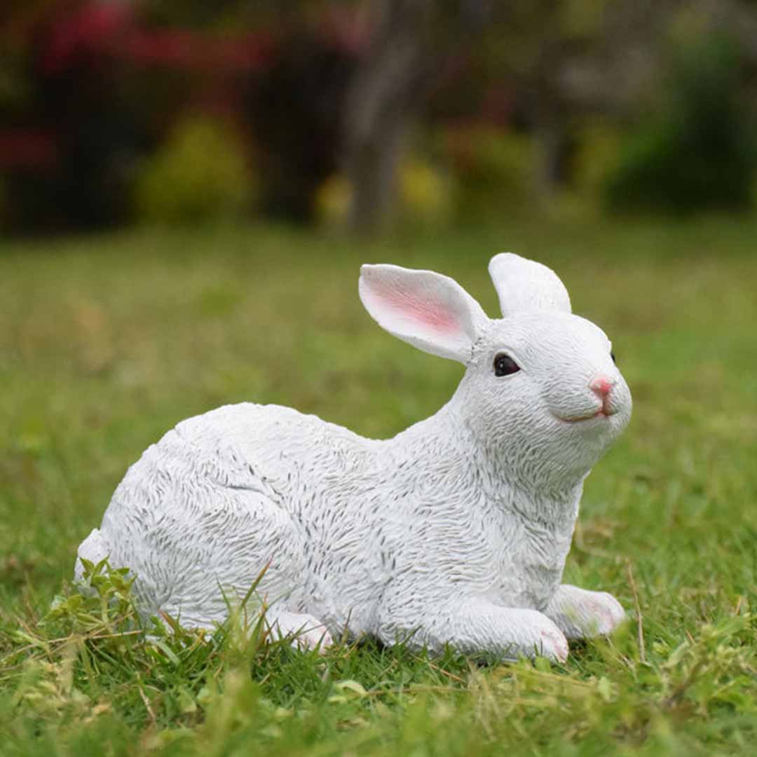 Garden Resin Rabbit Statues Feajoy