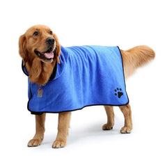 Super Absorent Pet Drying Towel Bathrobe DYLINOSHOP