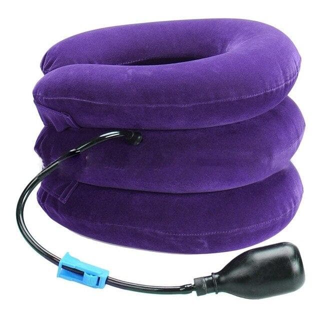 Three Layers Cervical Neck Traction Inflatable Pillow dylinoshop