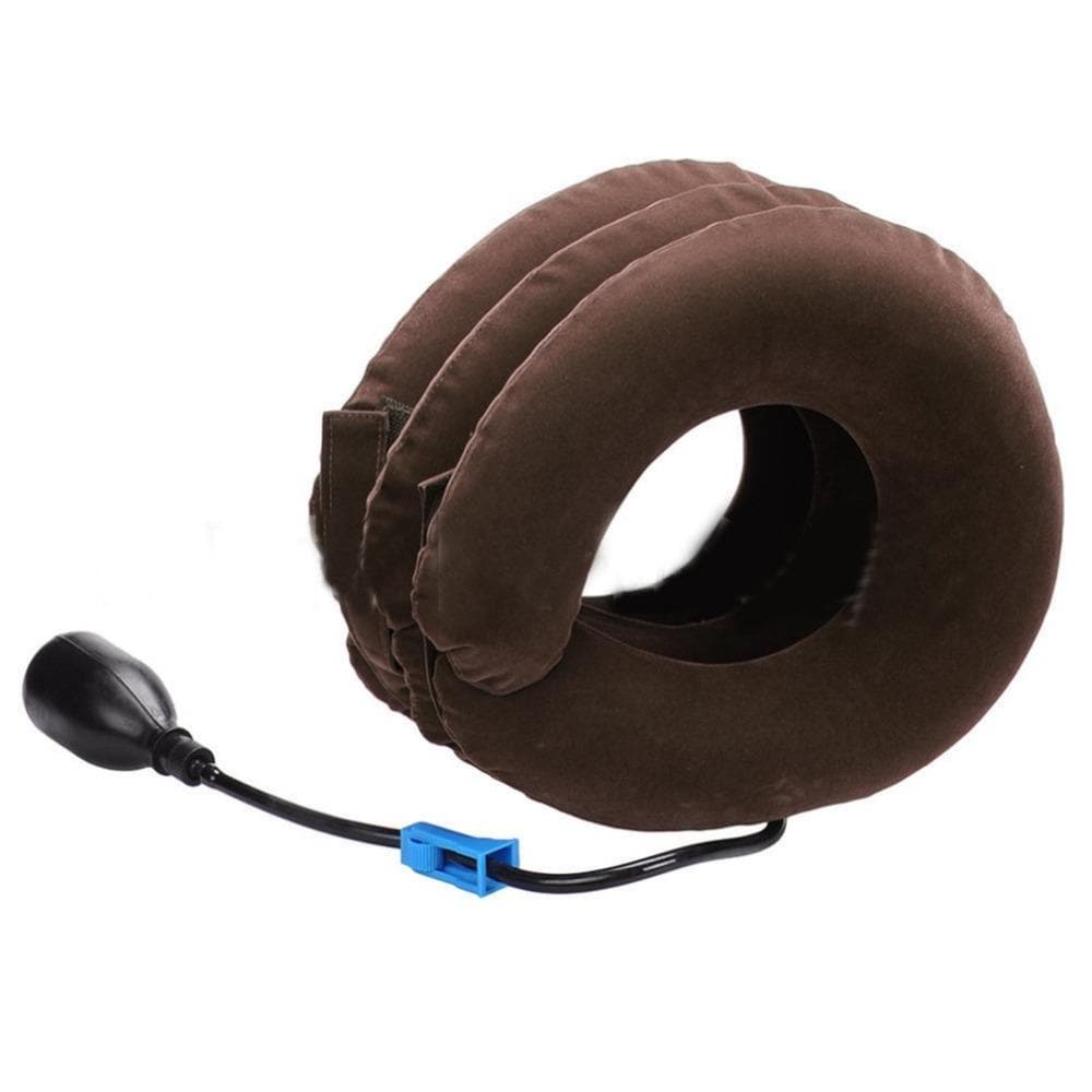 Three Layers Cervical Neck Traction Inflatable Pillow dylinoshop