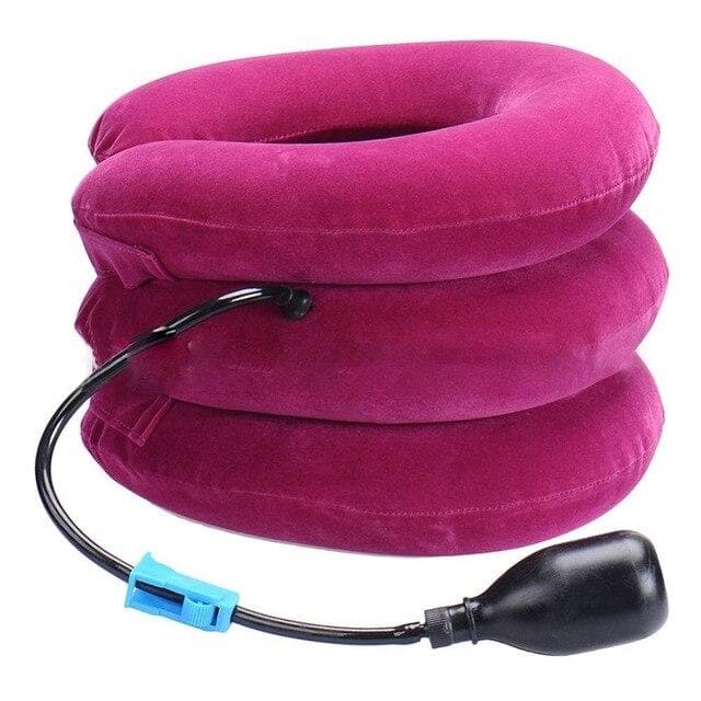 Three Layers Cervical Neck Traction Inflatable Pillow dylinoshop