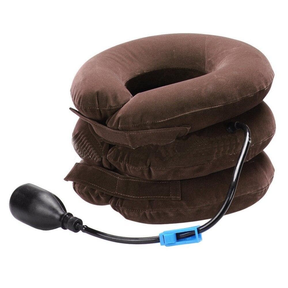 Three Layers Cervical Neck Traction Inflatable Pillow dylinoshop