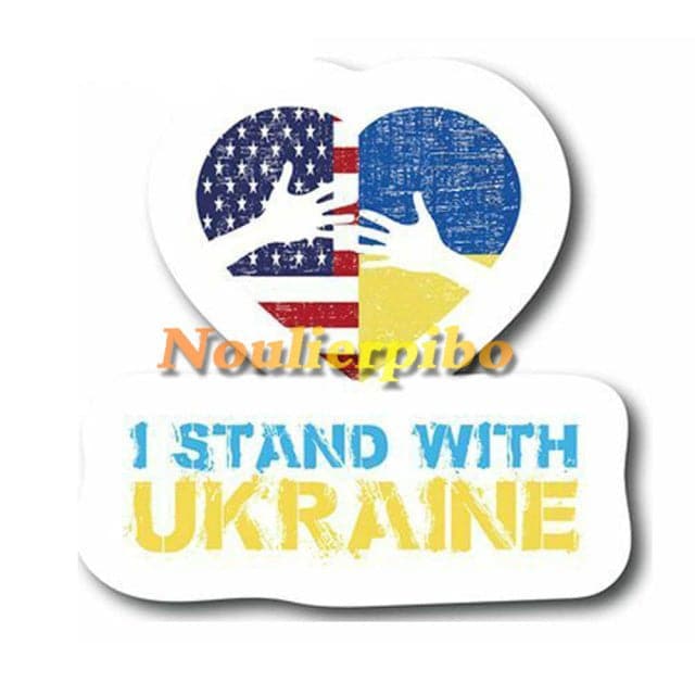 Ukraine Flag Vinyl Car Stickers DYLINOSHOP