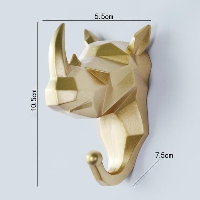 Geometric Wildlife Wall Hook Feajoy