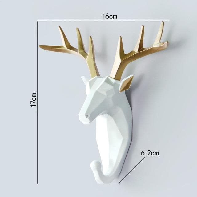 Geometric Wildlife Wall Hook Feajoy