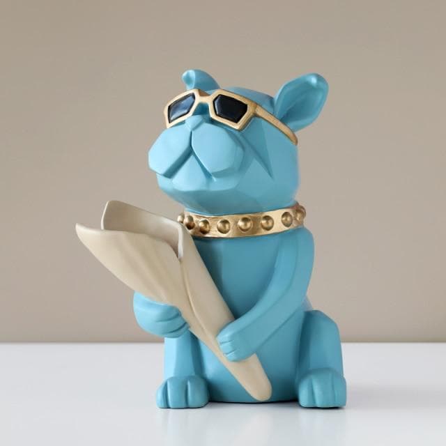 Cool Bulldog Statue Vase dylinoshop