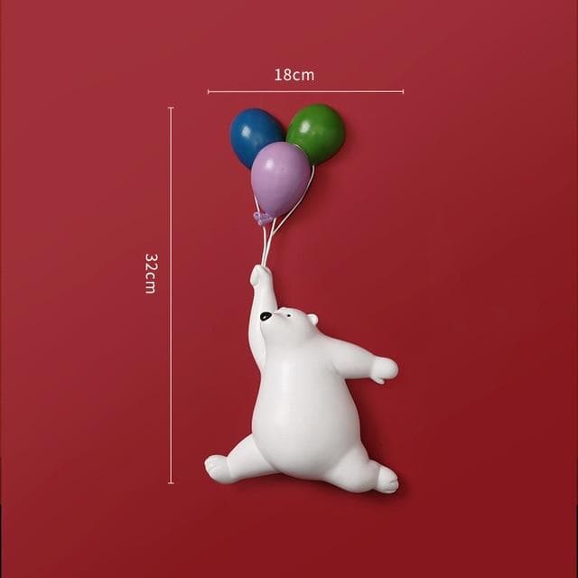 Flying Balloon Polar Bear Feajoy